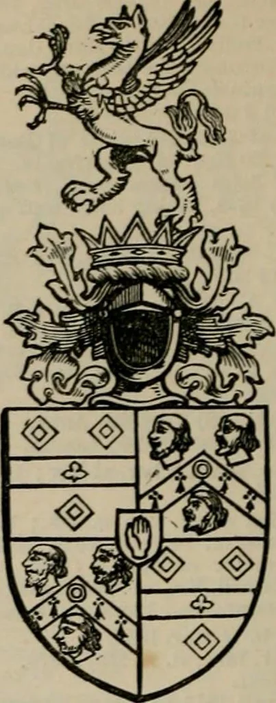 An illustration from The peerage, baronetage, and knightage of the British Empire : for 1882, 1883, leaf 311