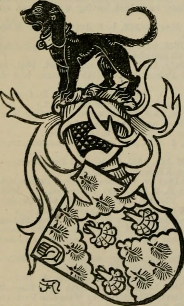 An illustration from The peerage, baronetage, and knightage of the British Empire : for 1882, 1883, leaf 313