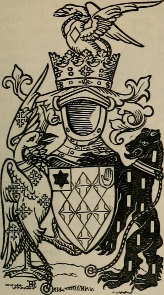 An illustration from The peerage, baronetage, and knightage of the British Empire : for 1882, 1883, leaf 314