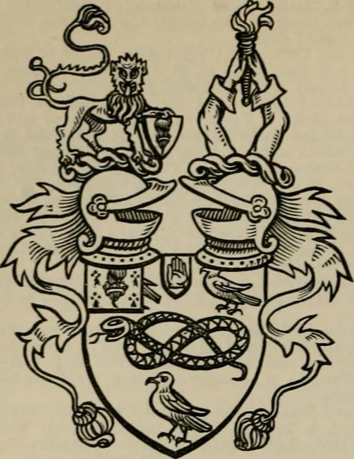 An illustration from The peerage, baronetage, and knightage of the British Empire : for 1882, 1883, leaf 315