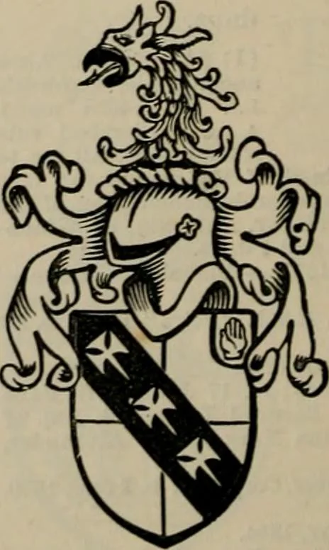 An illustration from The peerage, baronetage, and knightage of the British Empire : for 1882, 1883, leaf 323