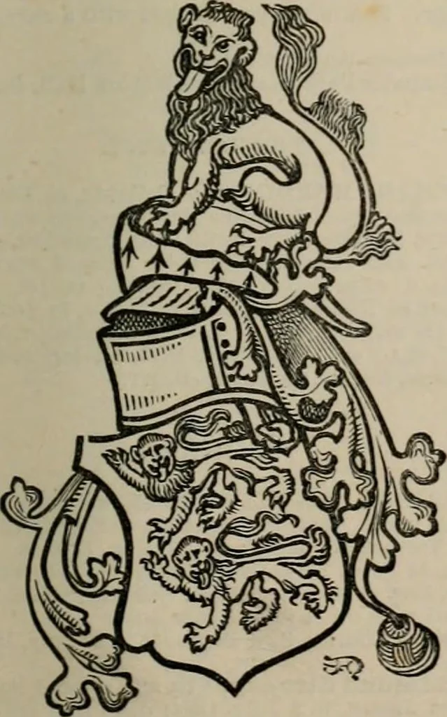 An illustration from The peerage, baronetage, and knightage of the British Empire : for 1882, 1883, leaf 324