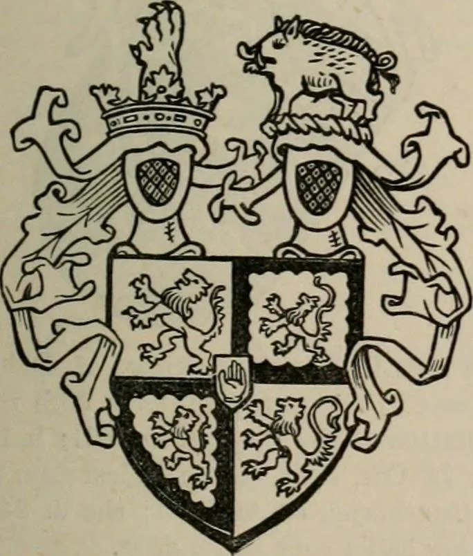 An illustration from The peerage, baronetage, and knightage of the British Empire : for 1882, 1883, leaf 328