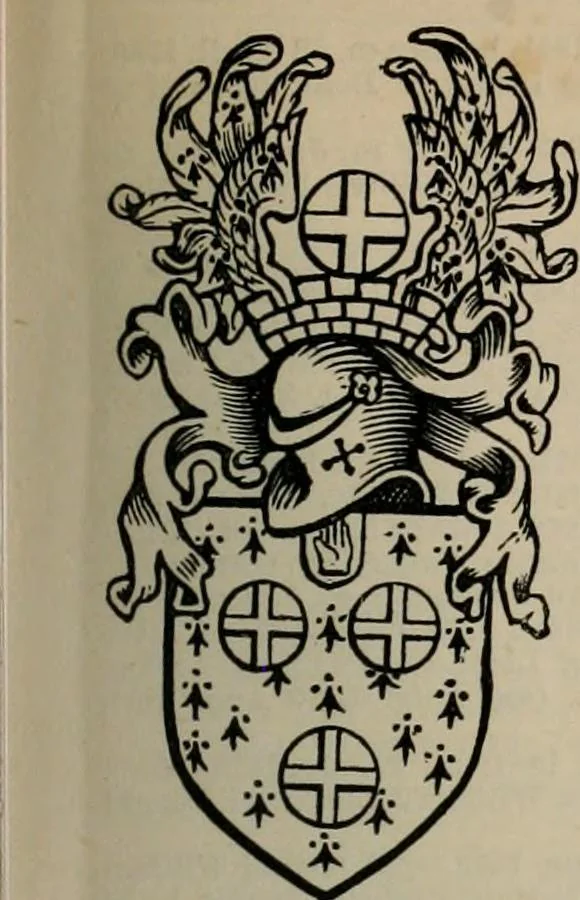 An illustration from The peerage, baronetage, and knightage of the British Empire : for 1882, 1883, leaf 340