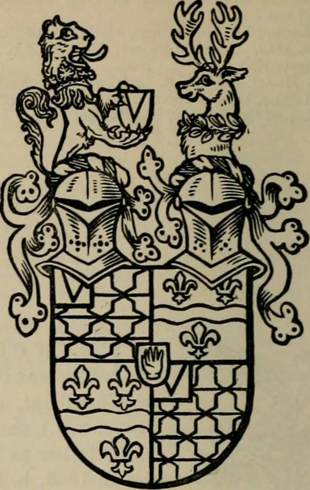 An illustration from The peerage, baronetage, and knightage of the British Empire : for 1882, 1883, leaf 347