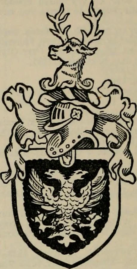 An illustration from The peerage, baronetage, and knightage of the British Empire : for 1882, 1883, leaf 349