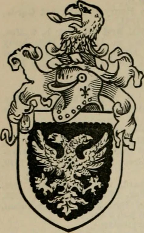 An illustration from The peerage, baronetage, and knightage of the British Empire : for 1882, 1883, leaf 353
