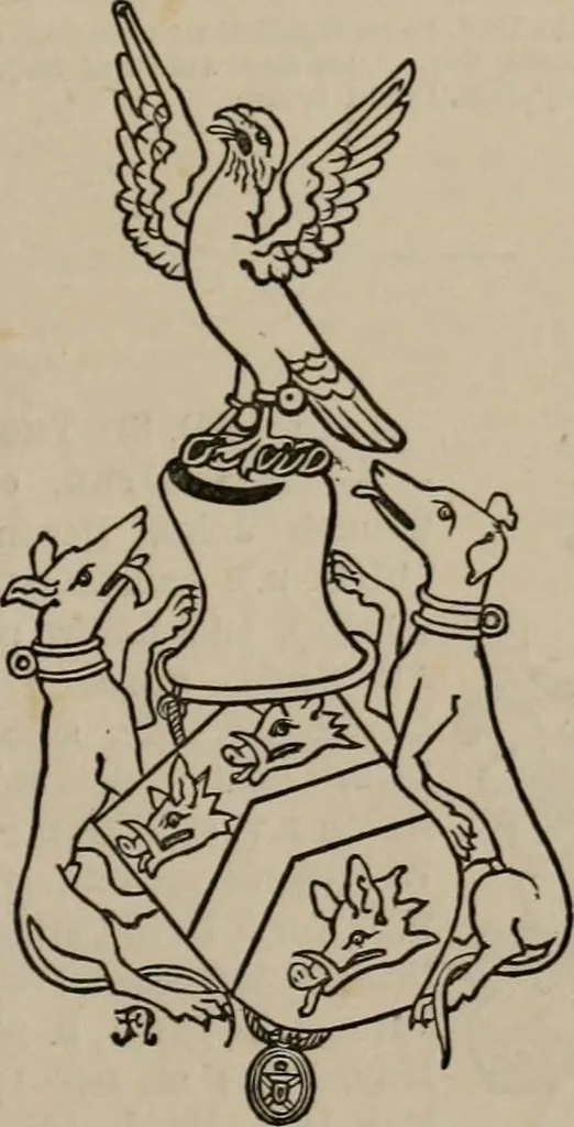 An illustration from The peerage, baronetage, and knightage of the British Empire : for 1882, 1883, leaf 36