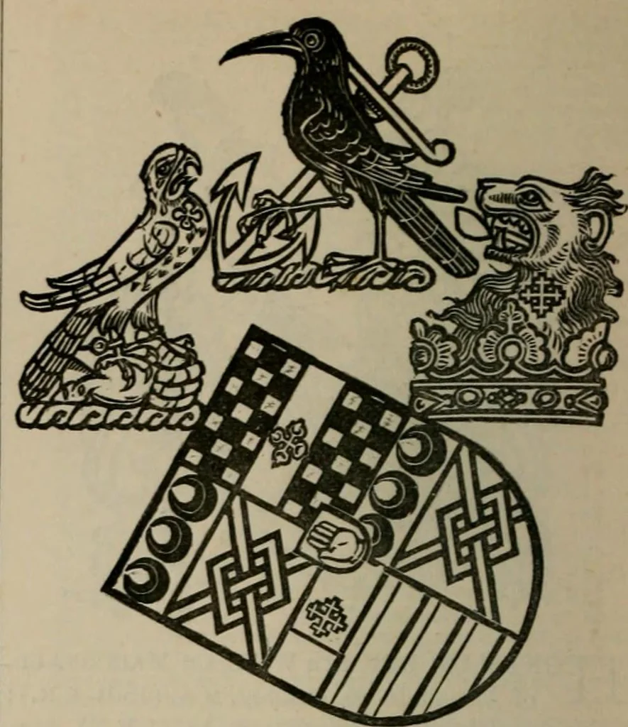 An illustration from The peerage, baronetage, and knightage of the British Empire : for 1882, 1883, leaf 361