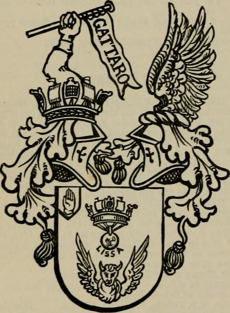 An illustration from The peerage, baronetage, and knightage of the British Empire : for 1882, 1883, leaf 365
