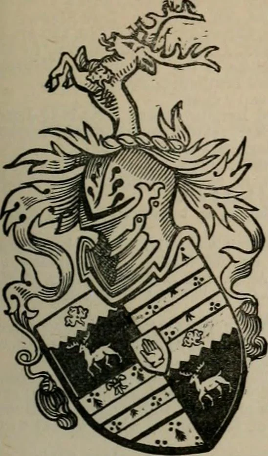 An illustration from The peerage, baronetage, and knightage of the British Empire : for 1882, 1883, leaf 368