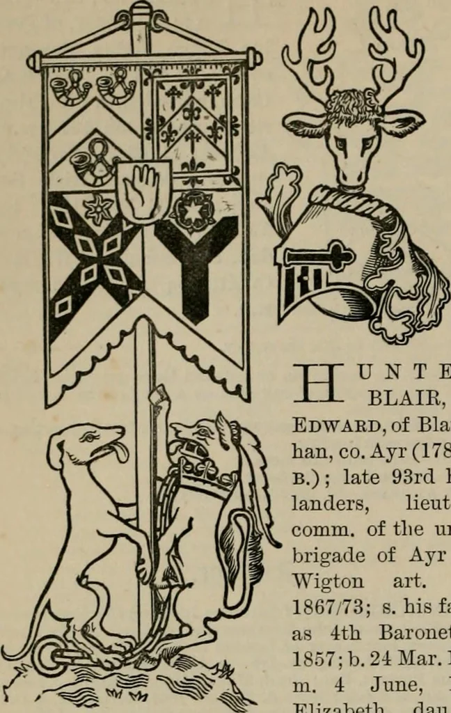 An illustration from The peerage, baronetage, and knightage of the British Empire : for 1882, 1883, leaf 369