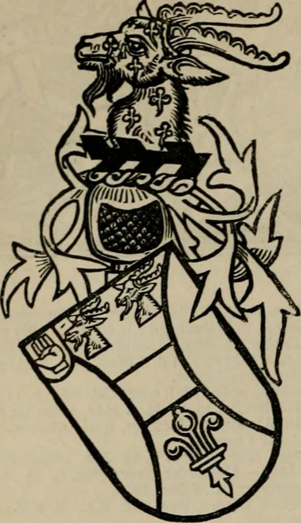 An illustration from The peerage, baronetage, and knightage of the British Empire : for 1882, 1883, leaf 375