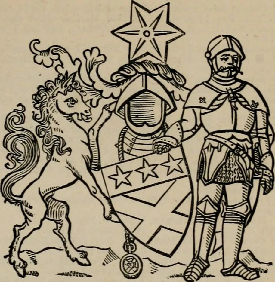 An illustration from The peerage, baronetage, and knightage of the British Empire : for 1882, 1883, leaf 376
