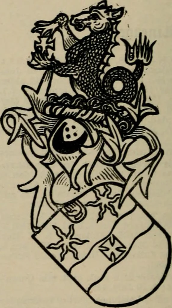 An illustration from The peerage, baronetage, and knightage of the British Empire : for 1882, 1883, leaf 377
