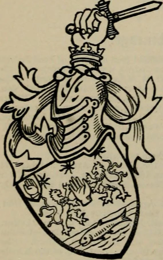 An illustration from The peerage, baronetage, and knightage of the British Empire : for 1882, 1883, leaf 381