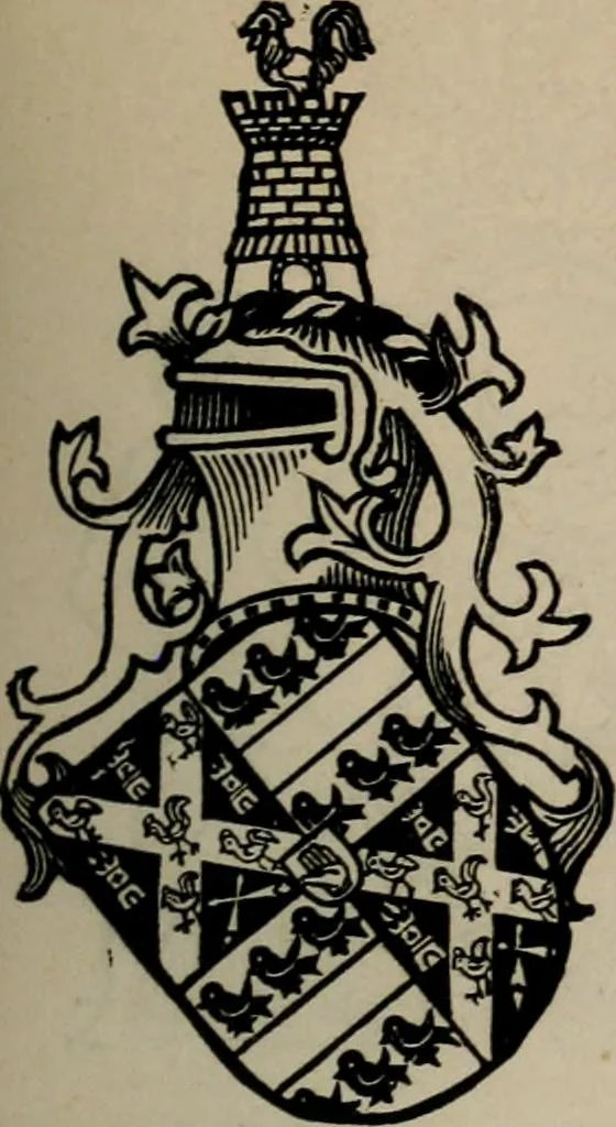 An illustration from The peerage, baronetage, and knightage of the British Empire : for 1882, 1883, leaf 382