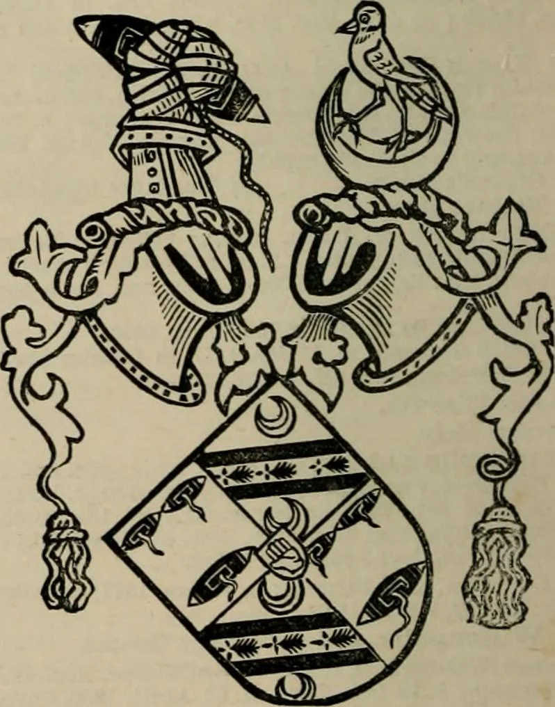 An illustration from The peerage, baronetage, and knightage of the British Empire : for 1882, 1883, leaf 387