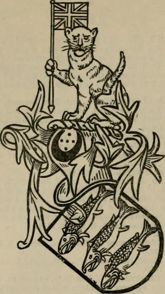 An illustration from The peerage, baronetage, and knightage of the British Empire : for 1882, 1883, leaf 389
