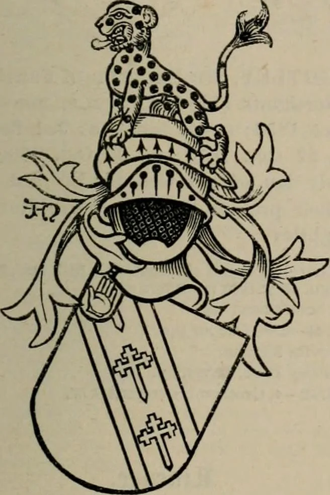 An illustration from The peerage, baronetage, and knightage of the British Empire : for 1882, 1883, leaf 398