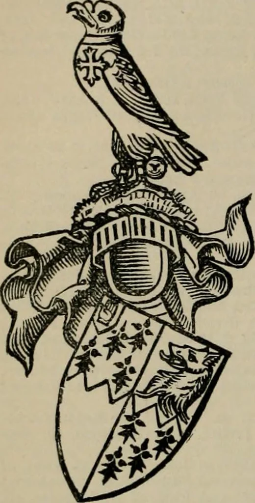 An illustration from The peerage, baronetage, and knightage of the British Empire : for 1882, 1883, leaf 403