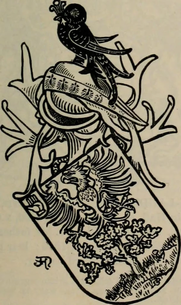 An illustration from The peerage, baronetage, and knightage of the British Empire : for 1882, 1883, leaf 408