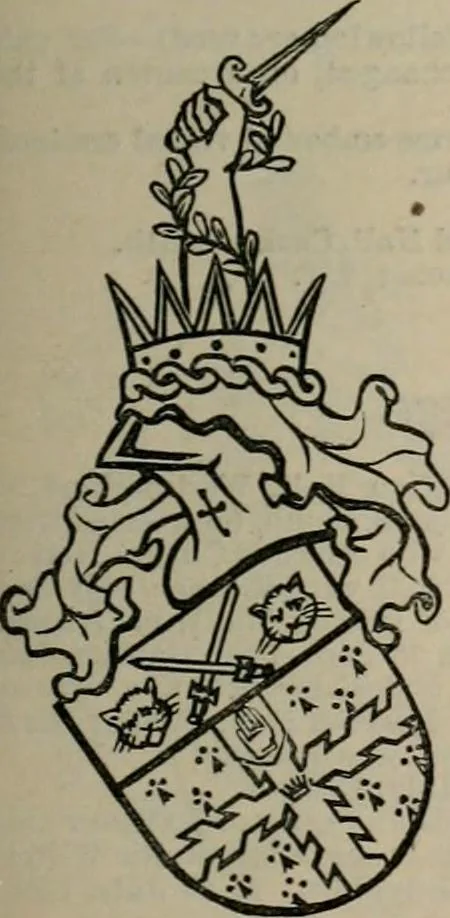 An illustration from The peerage, baronetage, and knightage of the British Empire : for 1882, 1883, leaf 410
