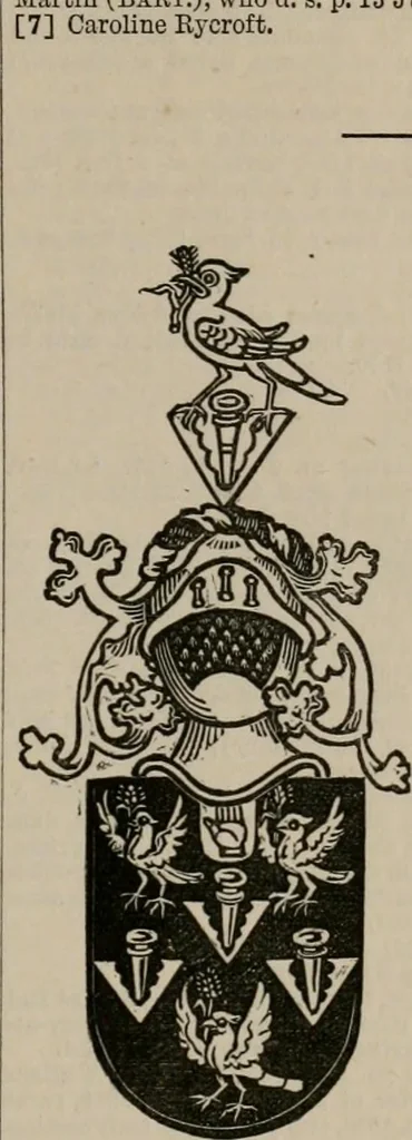 An illustration from The peerage, baronetage, and knightage of the British Empire : for 1882, 1883, leaf 42
