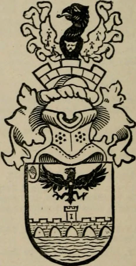 An illustration from The peerage, baronetage, and knightage of the British Empire : for 1882, 1883, leaf 421