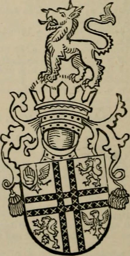 An illustration from The peerage, baronetage, and knightage of the British Empire : for 1882, 1883, leaf 423