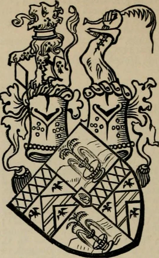 An illustration from The peerage, baronetage, and knightage of the British Empire : for 1882, 1883, leaf 427