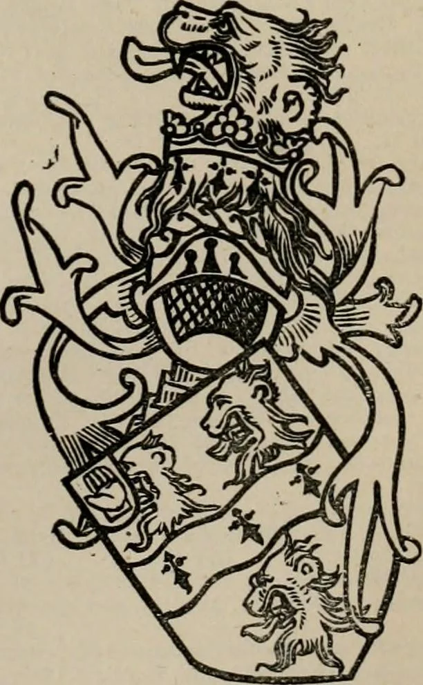 An illustration from The peerage, baronetage, and knightage of the British Empire : for 1882, 1883, leaf 430