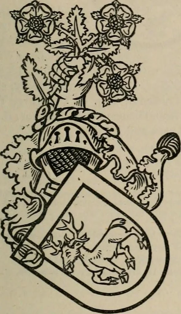 An illustration from The peerage, baronetage, and knightage of the British Empire : for 1882, 1883, leaf 434