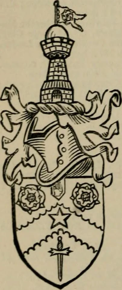 An illustration from The peerage, baronetage, and knightage of the British Empire : for 1882, 1883, leaf 435