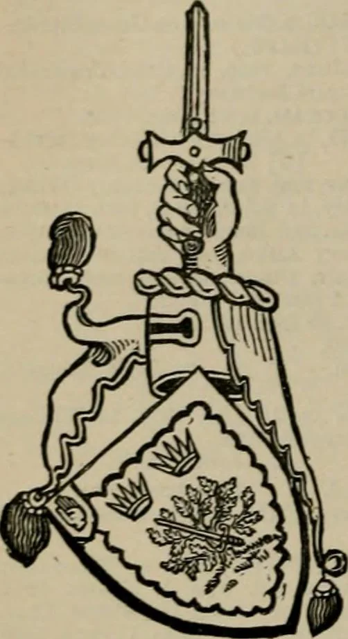 An illustration from The peerage, baronetage, and knightage of the British Empire : for 1882, 1883, leaf 437