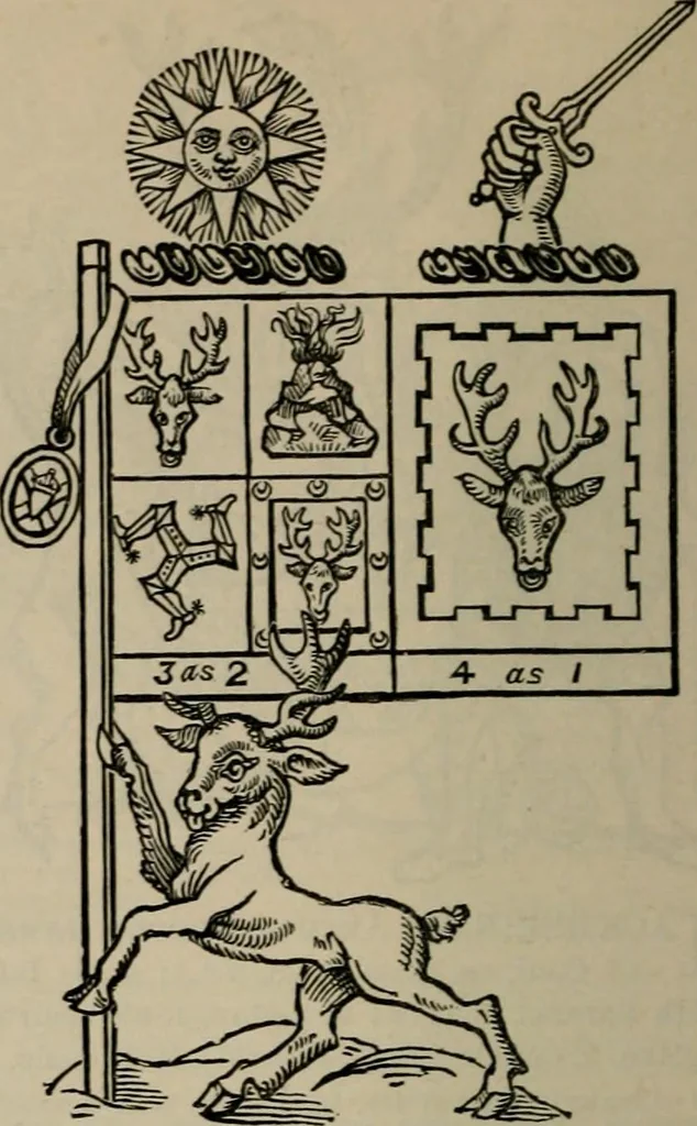 An illustration from The peerage, baronetage, and knightage of the British Empire : for 1882, 1883, leaf 439