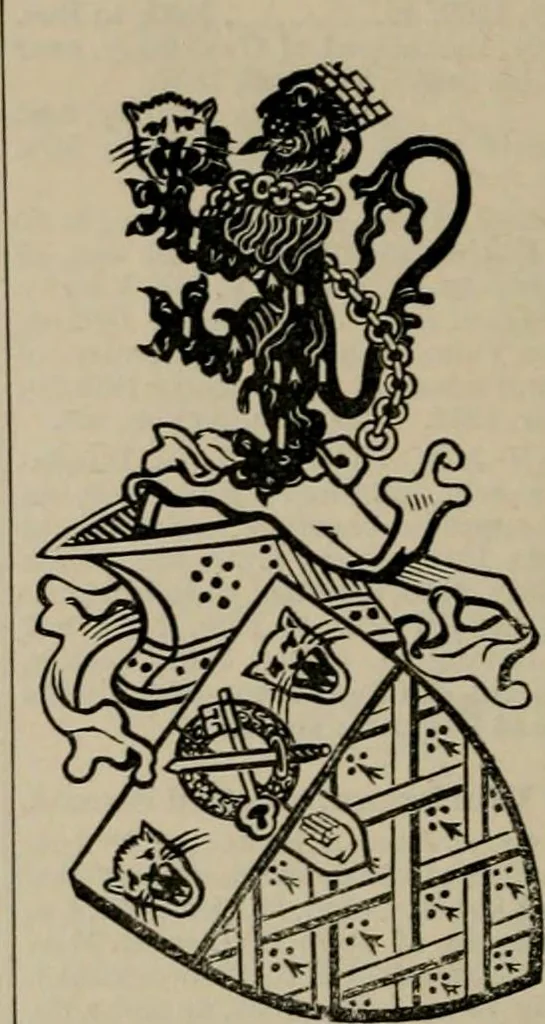 An illustration from The peerage, baronetage, and knightage of the British Empire : for 1882, 1883, leaf 447