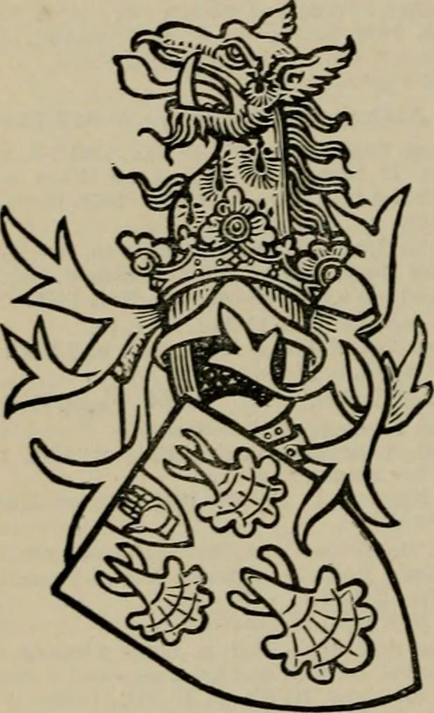 An illustration from The peerage, baronetage, and knightage of the British Empire : for 1882, 1883, leaf 451