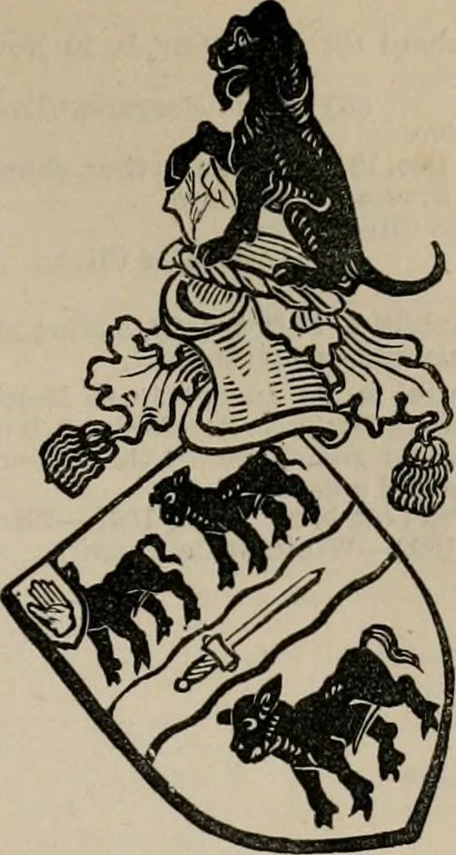 An illustration from The peerage, baronetage, and knightage of the British Empire : for 1882, 1883, leaf 462
