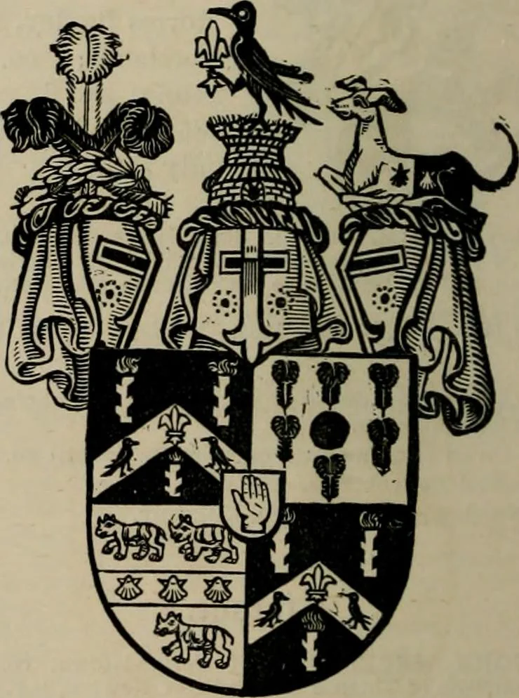 An illustration from The peerage, baronetage, and knightage of the British Empire : for 1882, 1883, leaf 463