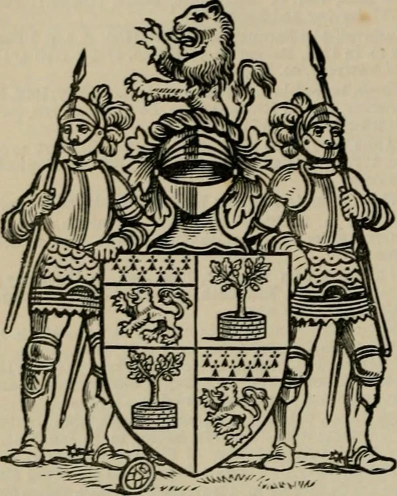 An illustration from The peerage, baronetage, and knightage of the British Empire : for 1882, 1883, leaf 475