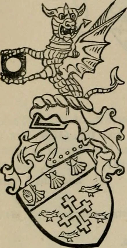 An illustration from The peerage, baronetage, and knightage of the British Empire : for 1882, 1883, leaf 481