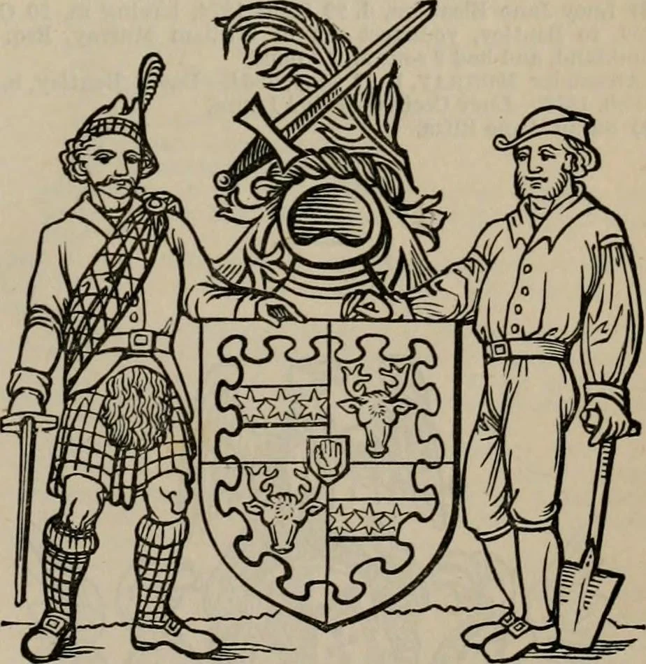 An illustration from The peerage, baronetage, and knightage of the British Empire : for 1882, 1883, leaf 484