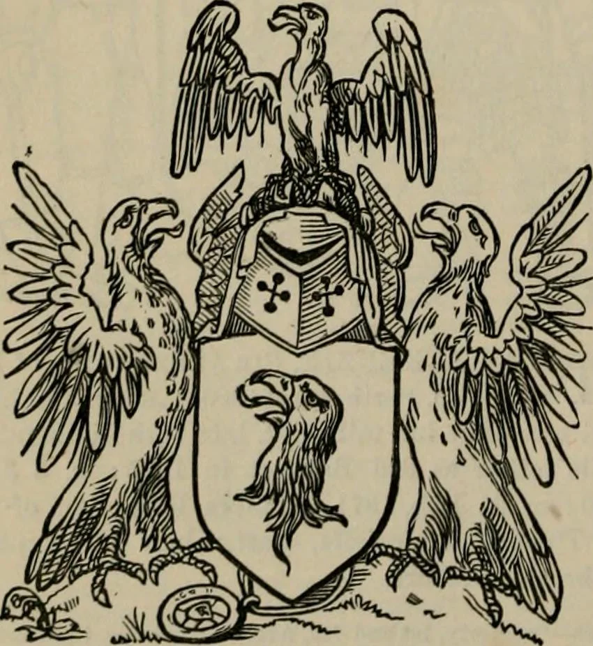 An illustration from The peerage, baronetage, and knightage of the British Empire : for 1882, 1883, leaf 485