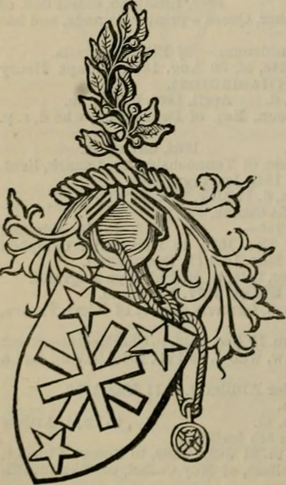 An illustration from The peerage, baronetage, and knightage of the British Empire : for 1882, 1883, leaf 489