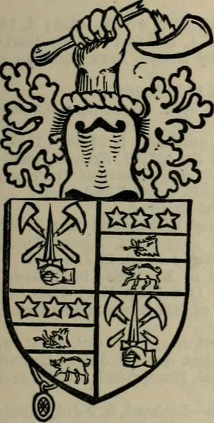 An illustration from The peerage, baronetage, and knightage of the British Empire : for 1882, 1883, leaf 492