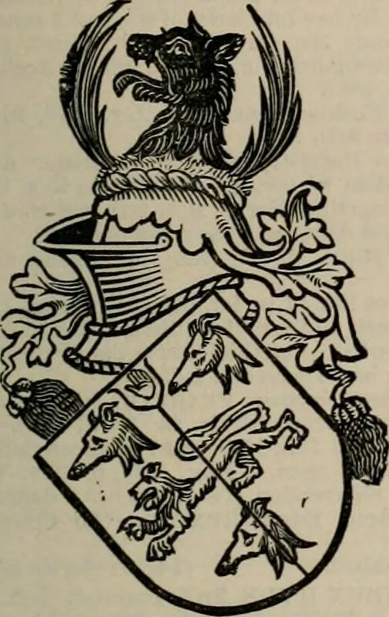 An illustration from The peerage, baronetage, and knightage of the British Empire : for 1882, 1883, leaf 494