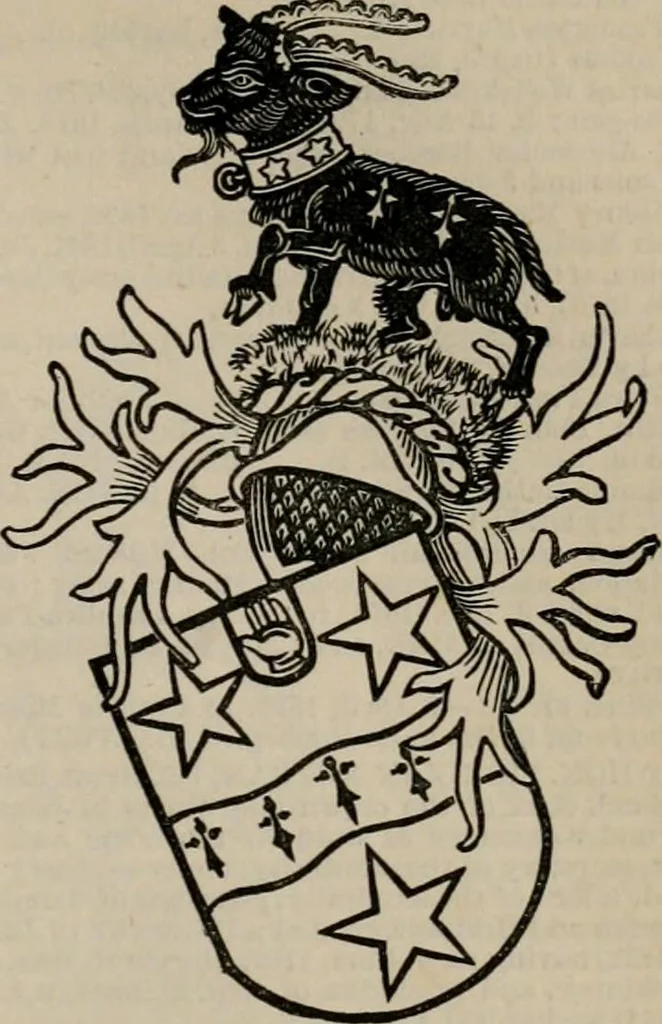 An illustration from The peerage, baronetage, and knightage of the British Empire : for 1882, 1883, leaf 494