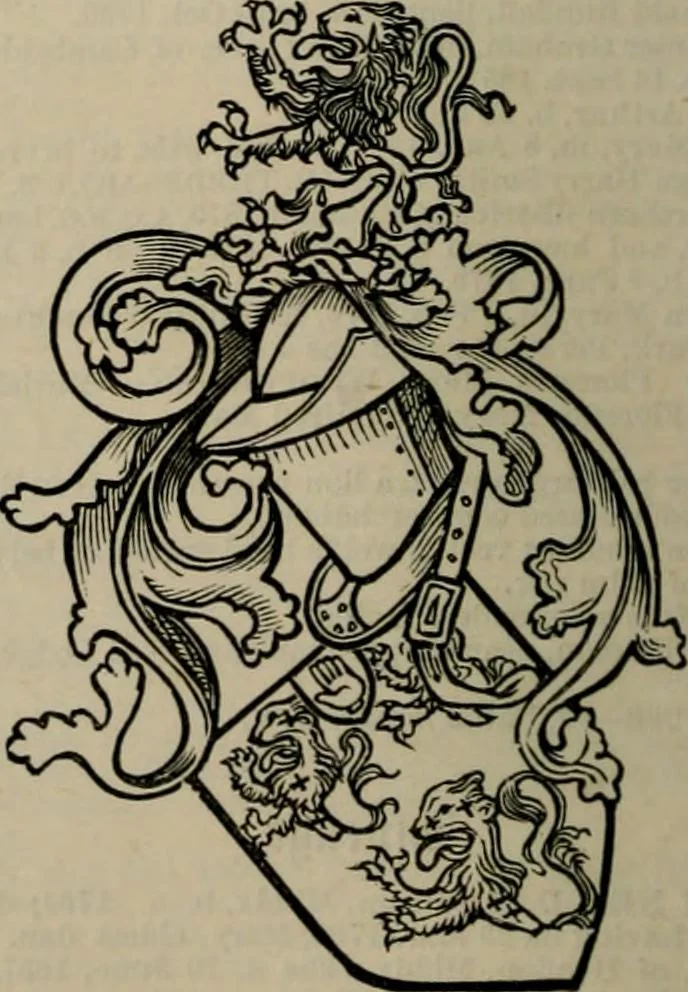 An illustration from The peerage, baronetage, and knightage of the British Empire : for 1882, 1883, leaf 495