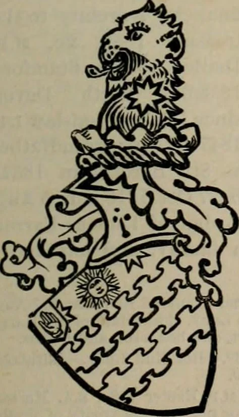 An illustration from The peerage, baronetage, and knightage of the British Empire : for 1882, 1883, leaf 496